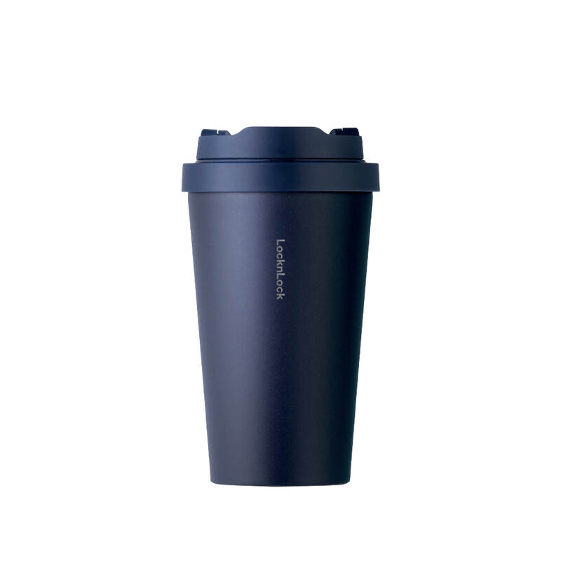 B&igrave;nh Giữ Nhiệt LocknLock Energetic Tumbler 400ml - 2 m&agrave;u (Xanh Navy, T&iacute;m) - LHC3271 image number null